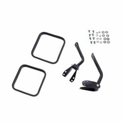 Rugged Ridge - Rugged Ridge 11001.02 Side Mirror Kit Black for Jeep CJ - Image 1