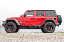 Rough Country Suspension Systems - Rough Country 90769A Contoured Drop Step Nerf Bars Blk for 18-26 Wrangler JL 4DR - Image 4