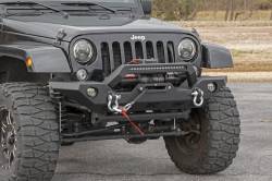 Rough Country Heavy Duty Front Winch Bumper Black for Jeep JK/JL/JT 10596