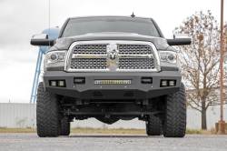 Rough Country Suspension Systems - Rough Country 10785 Heavy Duty Black Front Bumper for 10-18 RAM 2500/3500 - Image 4
