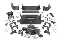 Rough Country 51059 Front Hidden Winch Mount Kit w/Winch for 21-26 Ford Bronco