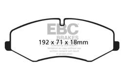 EBC Brakes - EBC Brakes DP42060R Yellowstuff Street & Track Brake Pads - Image 1