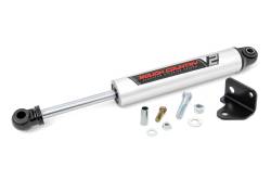 Rough Country 8730670 0-6" V2 Single Steering Stabilizer for 07-18 Wrangler JK