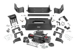 Rough Country 51058 Front Hidden Winch Mount Kit w/Winch for 21-26 Ford Bronco