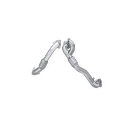 MBRP Exhaust - MBRP Exhaust FAL2761 Alum Steel 2" Armor Lite Dual Up Pipe 08-10 F250/F350/450 - Image 1