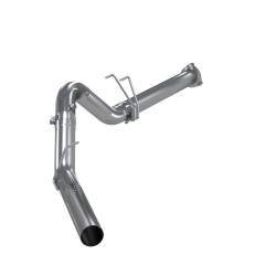 MBRP Exhaust - MBRP S6287PLM AL 4" Filter Back One Side Exhaust w/o Muffler 11-16 F250/350/450 - Image 1