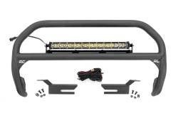 Rough Country 51048 20" Black Front Bumper Nudge Bar w/LED for 21-26 Ford Bronco