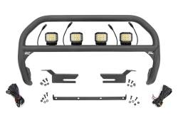 Rough Country 51050 3" Black Front Bumper Nudge Bar w/LED for 21-26 Ford Bronco