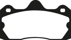 EBC Brakes - EBC Brakes DP3060C Redstuff Ceramic Low Dust Brake Pads for 10-16 Evora - Image 1