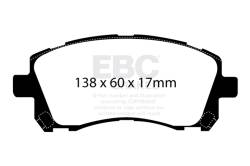 EBC Brakes - EBC Brakes DP21134 Greenstuff 2000 Series Sport Brake Pads - Image 1