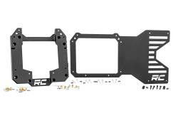 Rough Country Spare Tire Mount Relocation Plate Black 21-25 Ford Bronco 51055