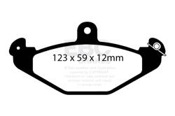 EBC Brakes - EBC Brakes DP4885/2R Yellowstuff Street & Track Brake Pads - Image 1