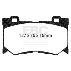 EBC Brakes - EBC Brakes DP51823NDX Bluestuff NDX Full Race Brake Pads - Image 3