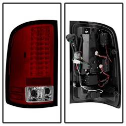 Spyder Auto - Spyder Auto 5014955 LED Red/Clear Taillights for 07-13 Sierra 1500/HD - Image 2