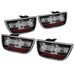 Spyder Auto - Spyder Auto 5032188 Black/Clear LED Taillights for 10-13 Chevrolet Camaro - Image 1