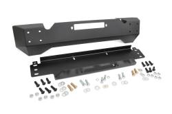 Rough Country 1012 Front Stubby Winch Bumper Black for 97-06 Jeep Wrangler TJ
