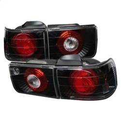 Spyder Auto - Spyder Auto 5004093 Black/Clear Euro Style Taillights for 92-93 Honda Accord - Image 1