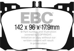 EBC Brakes - EBC Brakes DP43070R Yellowstuff Street & Track Brake Pads - Image 1