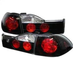 Spyder Auto - Spyder Auto 5003959 Black/Clear Euro Style Taillights for 01-02 Honda Accord - Image 1