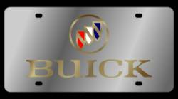 Eurosport Daytona - Eurosport Daytona 1101-2 Stainless License Plate Buick Logo - Image 1
