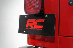 Rough Country Suspension Systems - Rough Country 10510 License Plate Relocation Bracket Black for 97-06 Wrangler TJ - Image 3