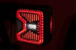Rough Country Suspension Systems - Rough Country Rear LED Taillights Smoked for Jeep Wrangler JL RCH5900 - Image 6
