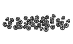 Rough Country Pocket Fender Flare Trim Rivet Kit Black 10015