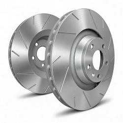 SP Performance T19-347-P Slotted SLVR Zinc Front Rotors 02-06 Acura RSX Type-S