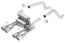 Borla - Borla 11744 S-Type Axle-Back Exhaust Dual Split Rear Exit 05-08 Corvette 6.0/6.2 - Image 1