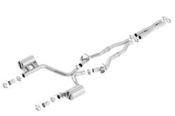 Borla - Borla 140714 ATAK Cat-Back Exhaust Single Split RR Exit for 16-23 Challenger R/T - Image 1