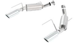 Borla - Borla 11806 ATAK Axle-Back Exhaust Split Rear Exit 05-09 Mustang GT 4.6/5.4L - Image 1