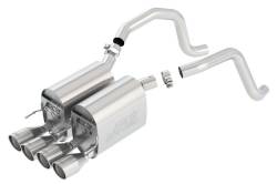Borla - Borla 11815 S-Type II Axle-Back Exhaust Dual Split Rear Exit 05-08 Corvette RWD - Image 1