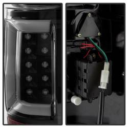 Spyder Auto - Spyder Auto 5084170 Black/Clear LED Light Bar Taillights for 04-08 Ford F150 - Image 2