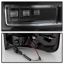 Spyder Auto - Spyder Auto 5084170 Black/Clear LED Light Bar Taillights for 04-08 Ford F150 - Image 3