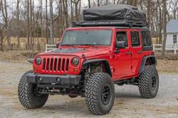 Rough Country Suspension Systems - Rough Country 1047 Stubby Bumper End Caps Black for 07-18 Jeep Wrangler JK - Image 5