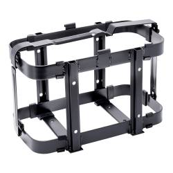 Smittybilt - Smittybilt 2798 Lockable Powdercoated Jerry Gas Can Holder Holds 5-gallon - Image 2