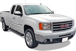 APS - APS IStep 5" Running Boards Black 99-13 Silverado/Sierra Ext IB03EJJ4B - Image 2