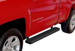APS - APS IStep 5" Running Boards Black 99-16 Silverado/Sierra Reg IB03EJJ7B - Image 1