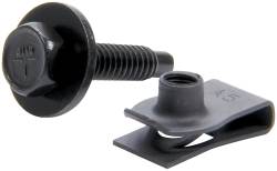 Allstar Performance - Allstar Performance ALL18558-50 Body Bolt Kit w/Clips Black Bolts - Image 1