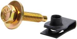 Allstar Performance - Allstar Performance ALL18559 Body Bolt Kit w/Clips Gold Bolts - Image 1