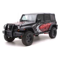 ARIES - ARIES 35700 Side Bars 3" Nerf Bar Black for WRANGLER 07-13JK - Image 3
