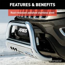 ARIES - ARIES 35-1003 ARIES Bull Bar for GRAND CHEROKEE WK - Image 7
