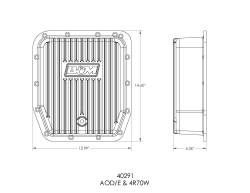 B&M - B&M 40291 Cast Aluminum Automatic Trans. Oil Pan for 80-11 Ford/Lincoln/Mercury - Image 2