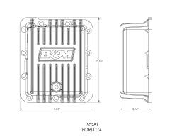B&M - B&M 50281 Cast Aluminum Automatic Trans. Oil Pan for 70-81 Ford/Lincoln/Mercury - Image 2