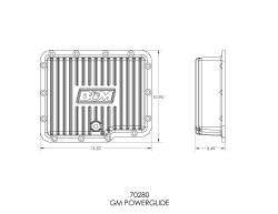 B&M - B&M 70280 Cast Aluminum Automatic Transmission Oil Pan for Chevy/GMC/Pontiac - Image 2