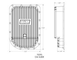 B&M - B&M 70295 Cast Aluminum Automatic Trans. Oil Pan for 93-09 Cadillac/Chevy/GMC - Image 2