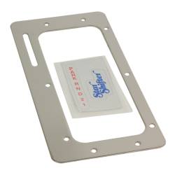 B&M - B&M 80616 Automatic Trans. Shift Top Cover Chrome Boot Plate for Starshifter - Image 1