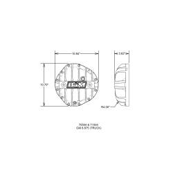 B&M - B&M 70504 Cast Aluminum Differential Cover for 64-82 Chevy/GMC - Image 4