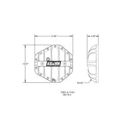B&M - B&M 70501 Cast Aluminum Differential Cover for 73-20 Cadillac/Chevy/GMC - Image 4