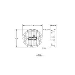 B&M - B&M 70503 Cast Aluminum Differential Cover for Buick/OldsMobile/Pontiac 10 Bolt - Image 2